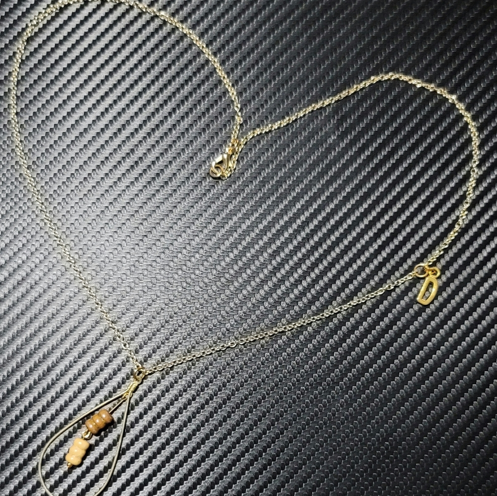 Initial Accented Necklace